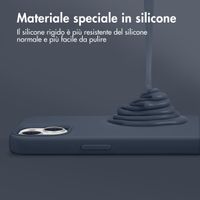 Accezz Coque Liquid Silicone Google Pixel 7 Pro - Bleu foncé