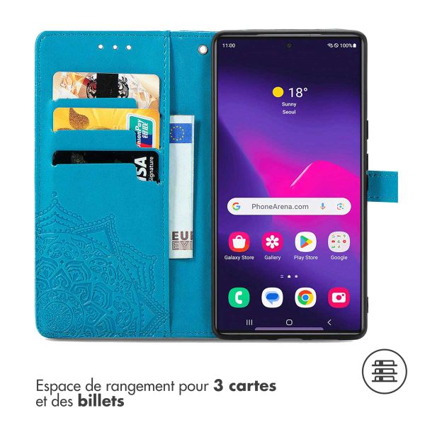 imoshion Etui de télephone Mandala Samsung Galaxy S25 Ultra - Turquoise