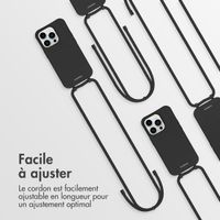 imoshion Coque de couleur avec cordon amovible Apple iPhone 14 Pro - Noir