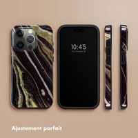 Selencia Coque arrière Vivid Apple iPhone 15 Pro - Chic Marble