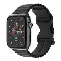 imoshion Bracelet Athletic en silicone Apple Watch Series 1 t/m 11 / SE / Ultra (44/45/46/49 mm) - Noir