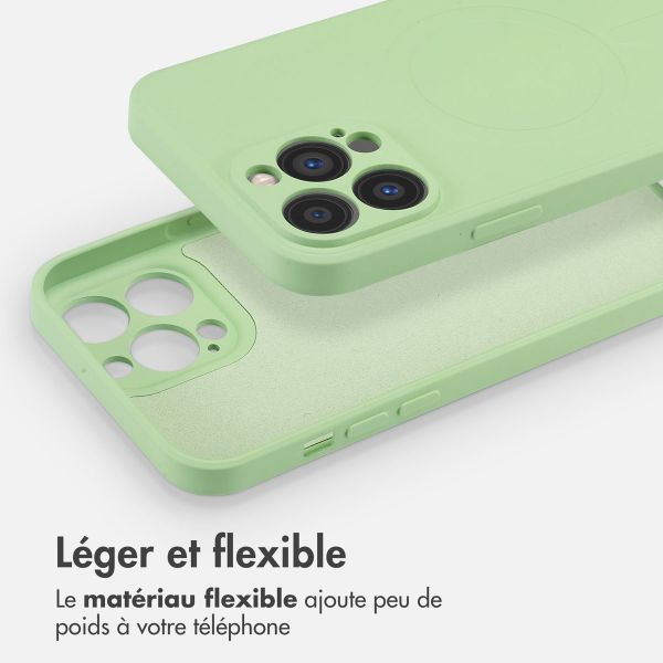 imoshion Coque Couleur avec MagSafe iPhone 13 Pro Max - Vert