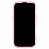 Holdit Coque Wavy Apple iPhone 16 - Transparent / Pink
