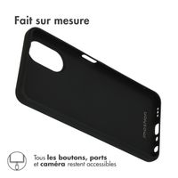 imoshion Coque Couleur Oppo A18 / Oppo A38 - Noir