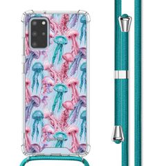 imoshion Coque Design avec cordon Samsung Galaxy S20 Plus - Jellyfish Watercolor