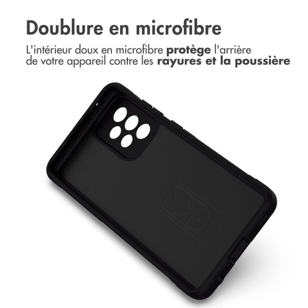 imoshion Coque arrière EasyGrip Samsung Galaxy A52(s) (5G/4G) - Noir