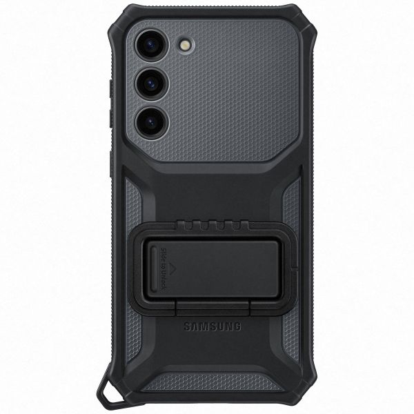 Samsung Coque arrière Rugged Gadget originale Samsung Galaxy S23 Plus - Titan