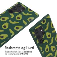 imoshion Coque design en silicone avec cordon Samsung Galaxy S23 Ultra - Avocado Green