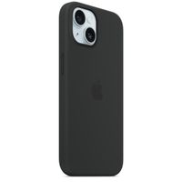 Apple Coque en silicone MagSafe Apple iPhone 15 - Black