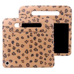imoshion Coque arrière Kidsproof Design avec poignée Samsung Galaxy Tab A11 Plus / A9 Plus - Motif panthère