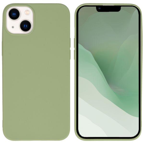 imoshion Coque Couleur iPhone 14 Plus - Olive Green