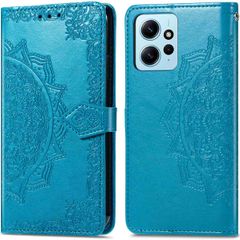 imoshion Etui de téléphone portefeuille Mandala Xiaomi Redmi Note 12 (4G) - Turquoise