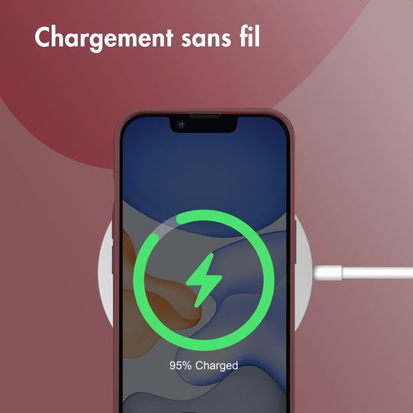 imoshion Coque Couleur Apple iPhone 15 - Wine Red