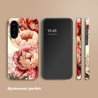 Selencia Coque arrière Vivid Samsung Galaxy A57 (5G) - Vintage Peony