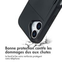 imoshion Coque arrière avec porte-cartes Apple iPhone 17 - Noir