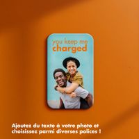 Concevez votre propre batterie externe de 10 000 mAh avec câbles intégrés - Noir