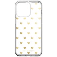 iDeal of Sweden Coque arrière Mirror Apple iPhone 15 Pro Max - Golden Hearts