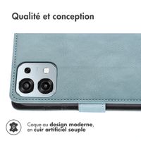 imoshion Étui de télephone portefeuille Oppo A6 Pro (5G) - Bleu clair