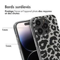 imoshion Coque Design iPhone 14 Pro - Leopard Transparent