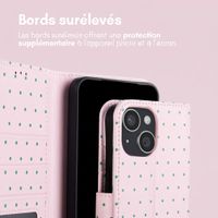 imoshion Étui de télephone portefeuille Design Apple iPhone 14 - Happy Dots