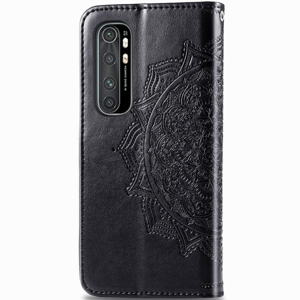 Etui de téléphone Mandala Xiaomi Mi Note 10 Lite - Noir