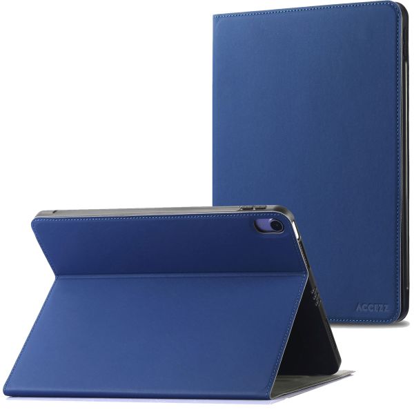 Accezz Housse Classic Tablet Stand  iPad Mini 7 (2024) / iPad Mini 6 (2021) - Bleu foncé