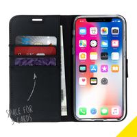 Accezz Étui de télephone Wallet Apple iPhone X / Xs - Noir