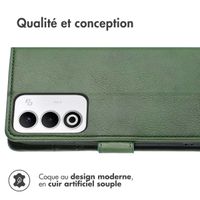imoshion Étui de télephone portefeuille Oppo A5 5G (2025) - Vert