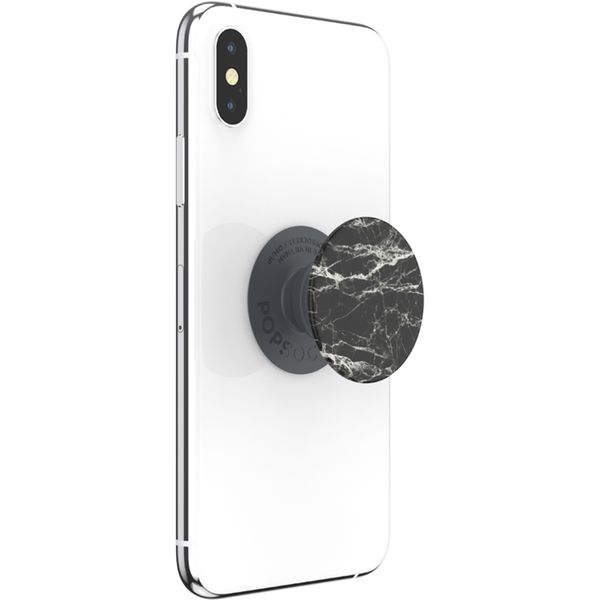 PopSockets Basic Grip - Black Modern Marble