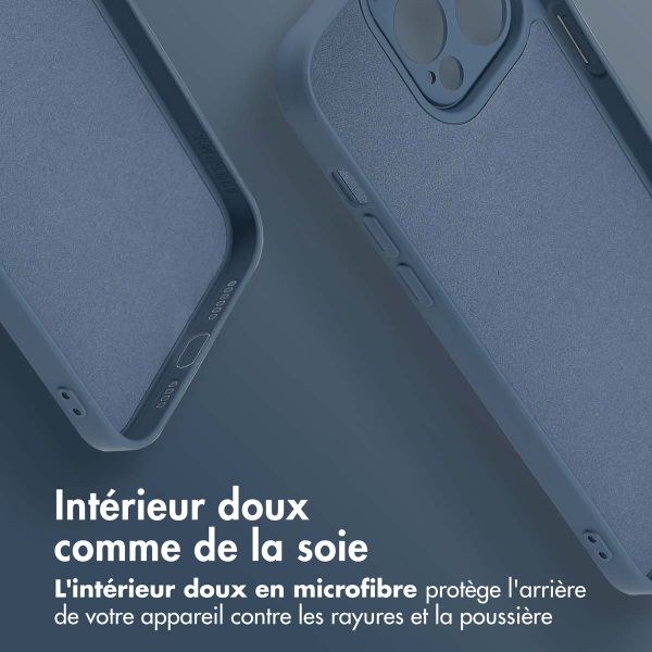 imoshion Coque Couleur avec MagSafe Apple iPhone 14 Pro Max - Bleu foncé