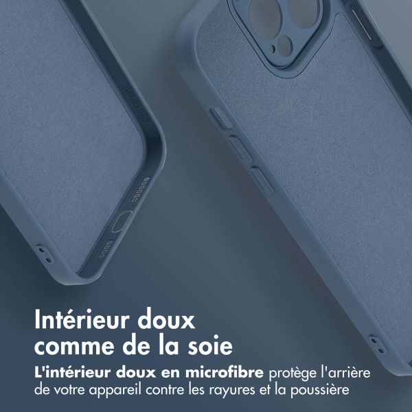 imoshion Coque Couleur avec MagSafe iPhone 14 Pro Max - Bleu foncé