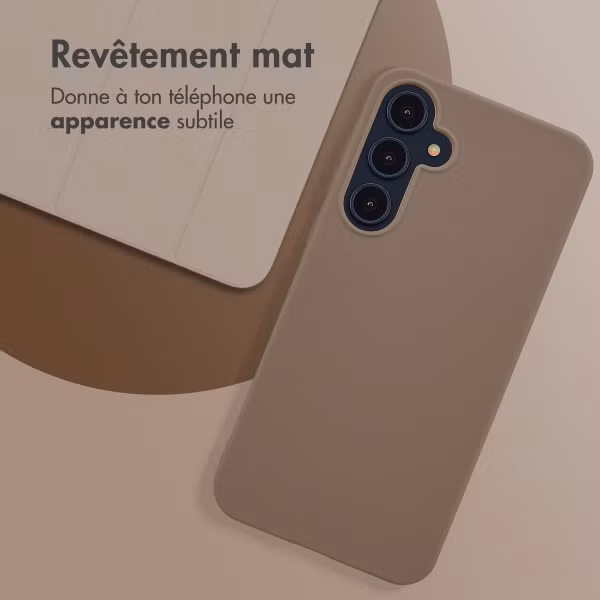 imoshion Coque Couleur Samsung Galaxy A35 - Marron