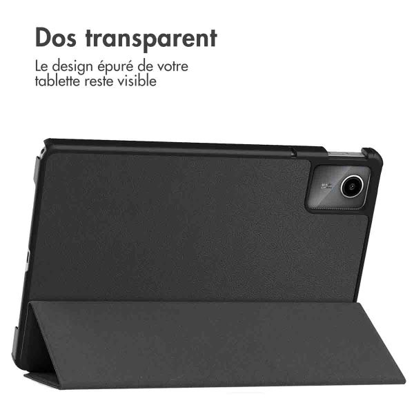 imoshion Coque tablette rigide Trifold Lenovo Tab M11 - Noir