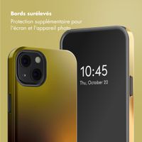 Selencia Coque arrière Vivid avec MagSafe Apple iPhone 13 - Gradient Olive Dust