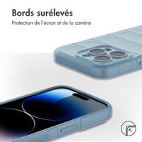 imoshion Coque arrière EasyGrip iPhone 14 Pro - Bleu clair