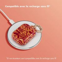 Selencia Coque Vivid  Apple Airpods Pro - Tropical Vibes Apricot