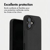 Accezz Coque arrière Edge avec MagSafe Apple iPhone 16 - Noir