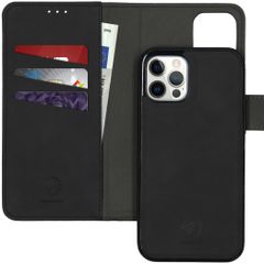 imoshion Etui de télephone luxe 2-en-1 amovible Apple iPhone 12 (Pro) - Noir