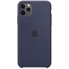 Apple Coque en silicone iPhone 11 Pro Max - Midnight Blue