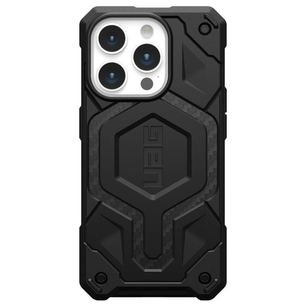 UAG Coque arrière Monarch Pro iPhone 15 Pro - Carbon Fiber