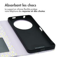 imoshion Étui de télephone portefeuille Design Xiaomi Redmi A3 - White Daisy