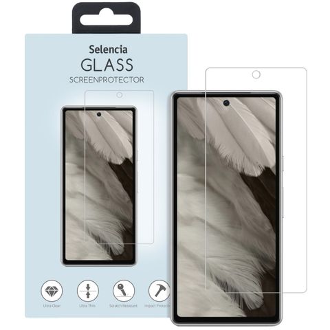 Selencia Protection d'écran en verre trempé Google Pixel 7a