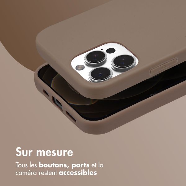 imoshion Coque Couleur Apple iPhone 12 (Pro) - Marron