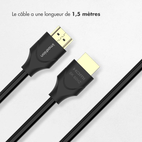 imoshion Câble HDMI vers HDMI 2.1 - 1,5 metre