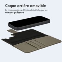 imoshion Étui portefeuille luxe 2-en-1 amovible Apple iPhone 17 - Vert