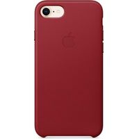 Apple Coque Leather iPhone SE (2022 / 2020) / 8 / 7 - Red