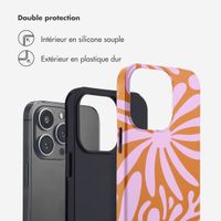 Selencia Coque arrière Vivid Apple iPhone 13 Pro - Modern Bloom Pink