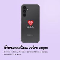 Coque personnalisée avec un cœur Samsung Galaxy A54 (5G) - Transparent