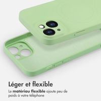 imoshion Coque Couleur avec MagSafe Apple iPhone 14 - Vert