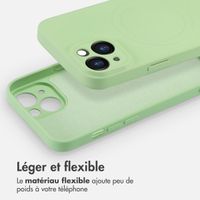 imoshion Coque Couleur avec MagSafe iPhone 14 - Vert